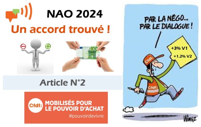 Un accord au-delà des évolutions salariales !