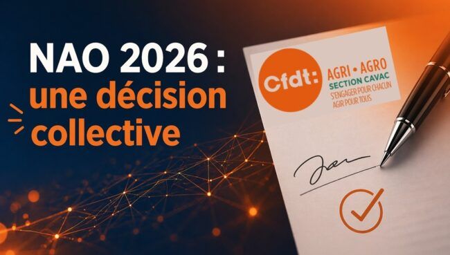 La CFDT signe l’accord NAO 2026 !
